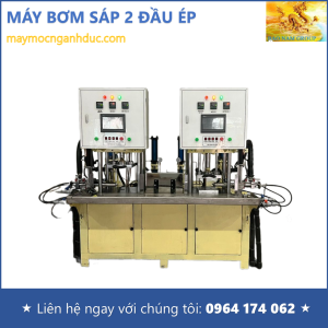 Máy Bơm Sáp 2 Đầu Ép